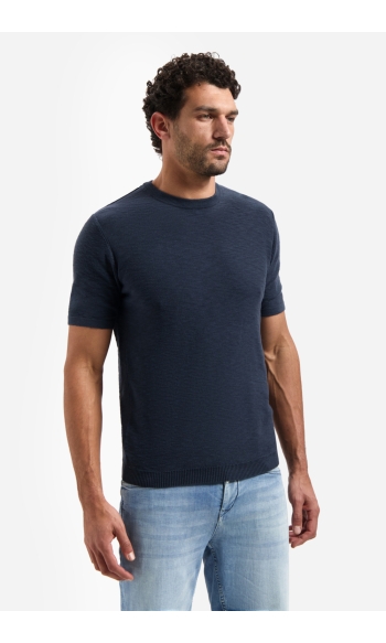 GEBREID SLUB T SHIRT 31240262SN 078 NIGHT