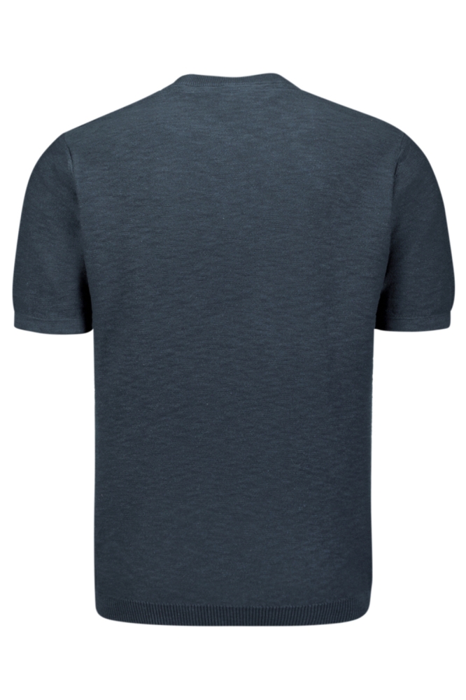 NO-EXCESS blauwe heren t-shirt | Achteraanzicht
