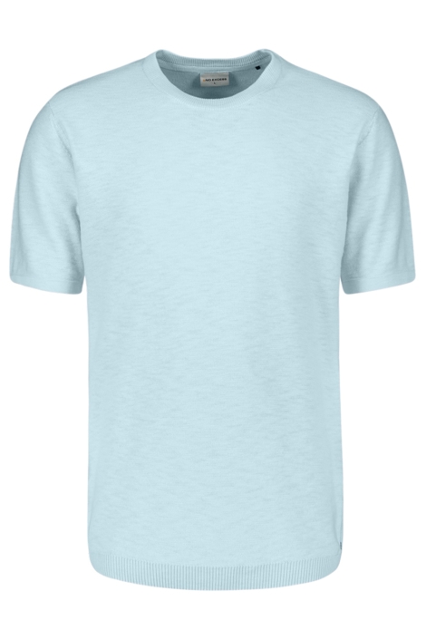 NO-EXCESS blauwe heren t-shirt | Vooraanzicht