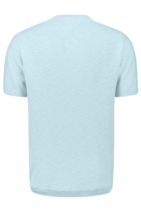 NO-EXCESS blauwe heren t-shirt | Achteraanzicht