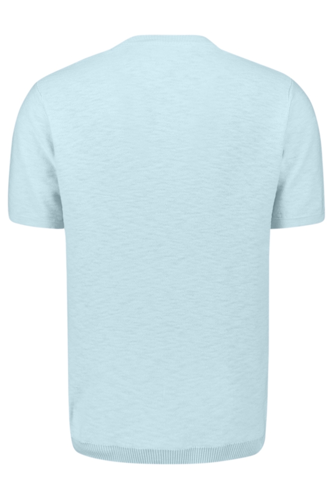 NO-EXCESS blauwe heren t-shirt | Achteraanzicht