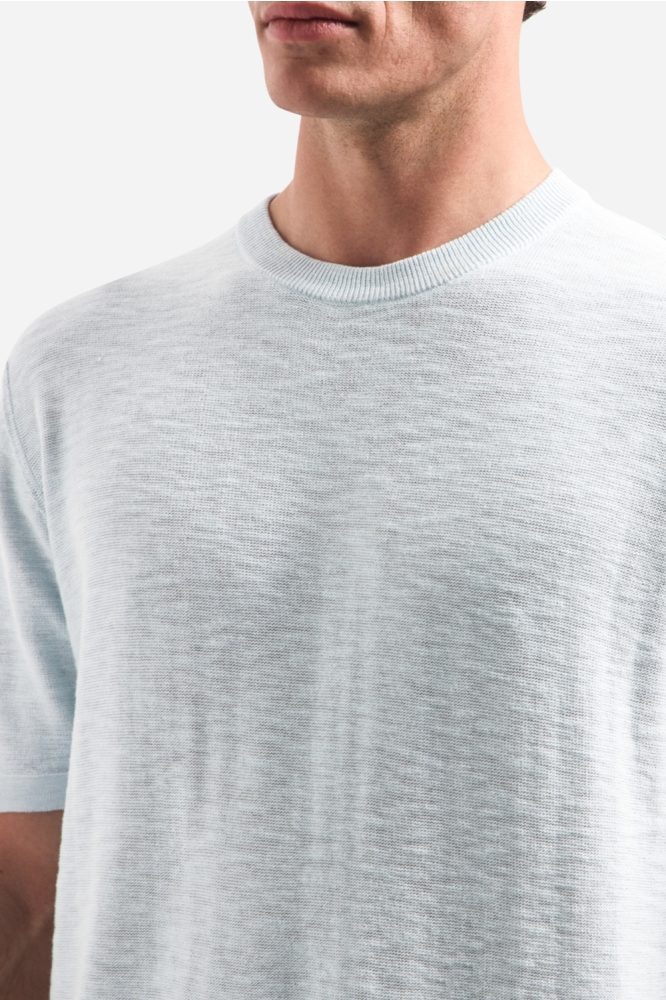 NO-EXCESS blauwe heren t-shirt | Close up