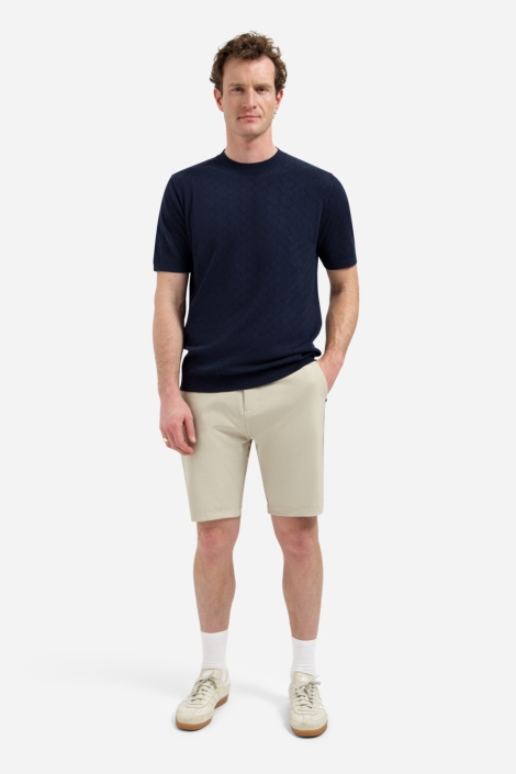 NO-EXCESS blauwe heren t-shirt | Model