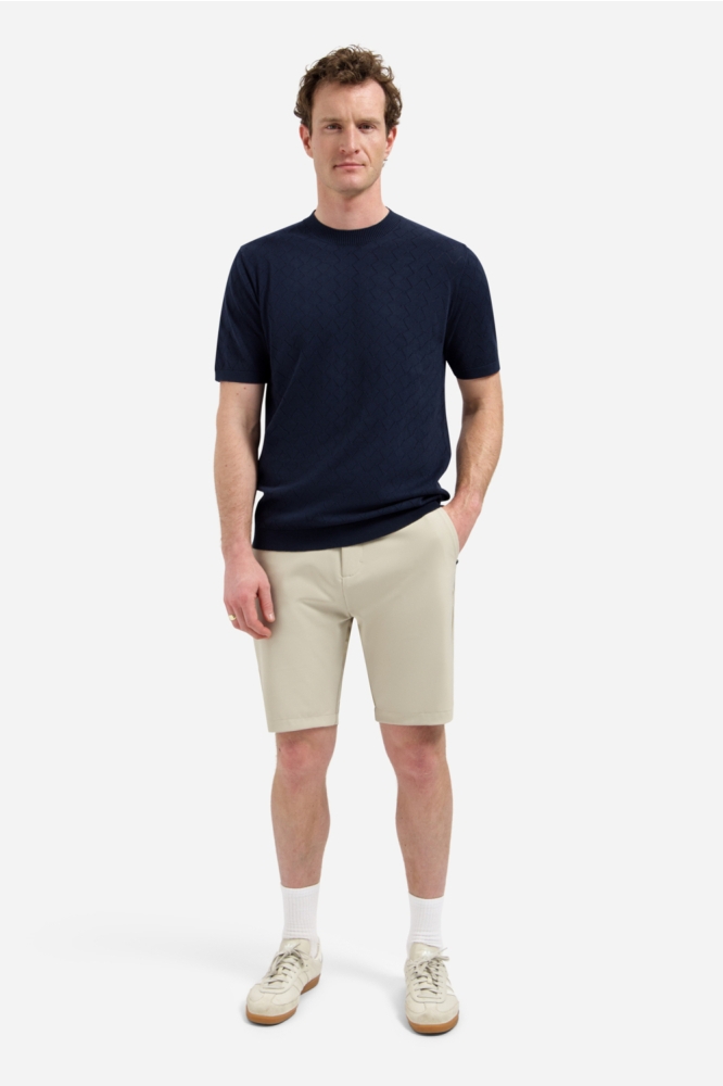 NO-EXCESS blauwe heren t-shirt | Model