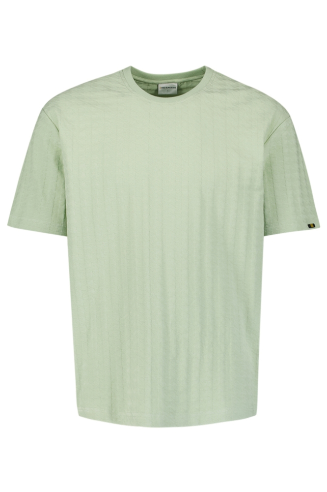 NO-EXCESS groene heren t-shirt | Vooraanzicht
