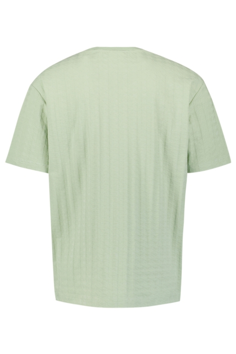 NO-EXCESS groene heren t-shirt | Achteraanzicht