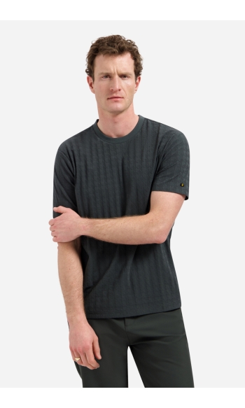 EFFEN T SHIRT MET RELIEFSTRUCTUUR 31320331 124 DARK STEEL