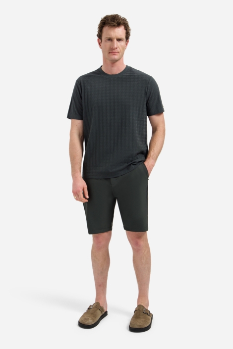 NO-EXCESS groene heren t-shirt | Model