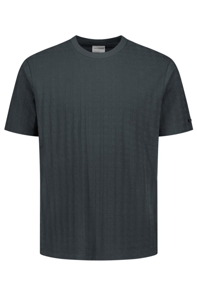 NO-EXCESS groene heren t-shirt | Vooraanzicht