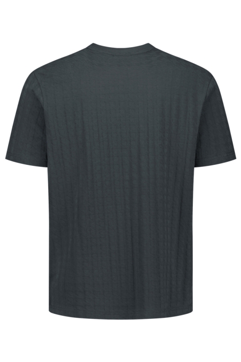 NO-EXCESS groene heren t-shirt | Achteraanzicht