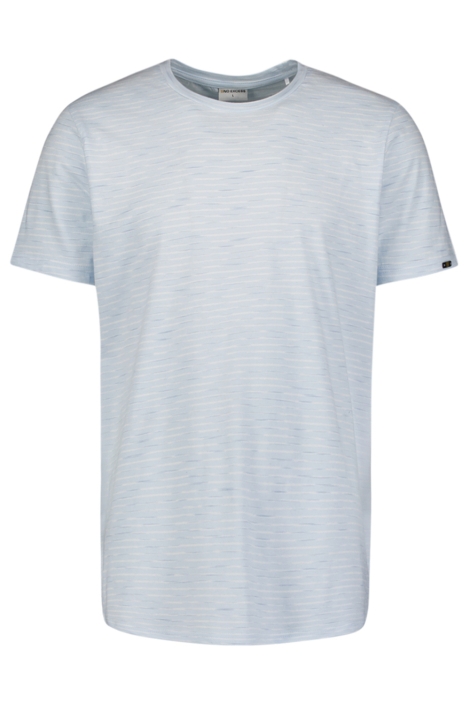 NO-EXCESS blauwe heren t-shirt | Vooraanzicht