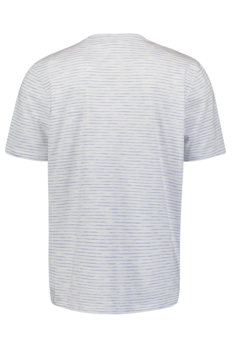NO-EXCESS blauwe heren t-shirt | Achteraanzicht