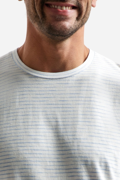 NO-EXCESS blauwe heren t-shirt | Close up