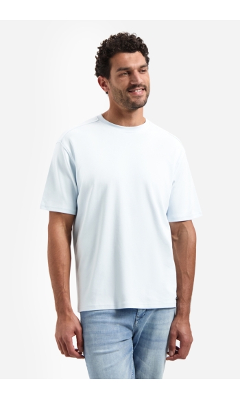 INTERLOCK T SHIRT MET RONDE HALS 31340261SN 134 SKY