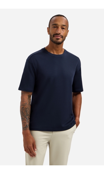 INTERLOCK T SHIRT MET RONDE HALS 31340261SN 078 NIGHT