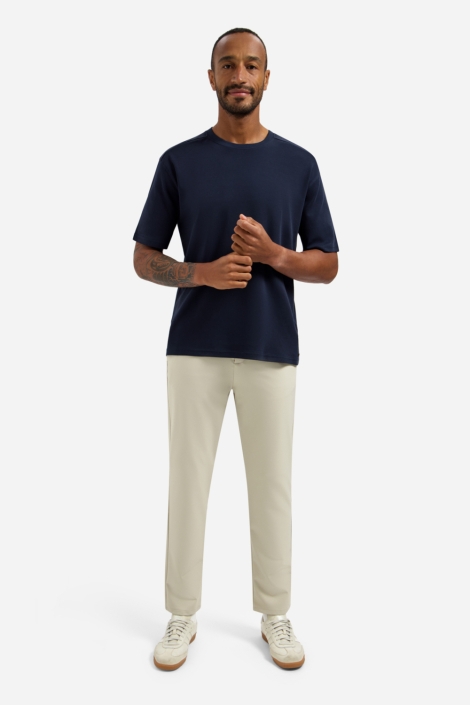 NO-EXCESS blauwe heren t-shirt | Model