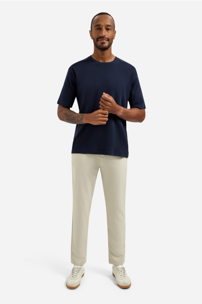 NO-EXCESS blauwe heren t-shirt | Model
