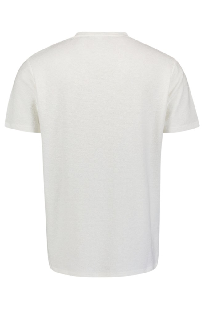 NO-EXCESS witte heren t-shirt | Achteraanzicht
