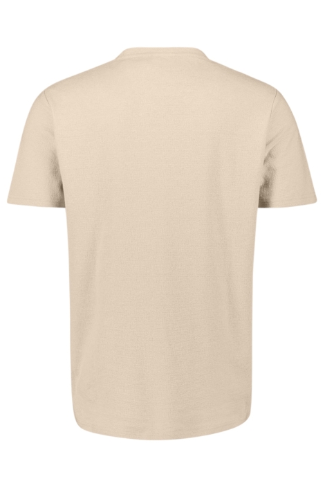NO-EXCESS beige heren t-shirt | Achteraanzicht