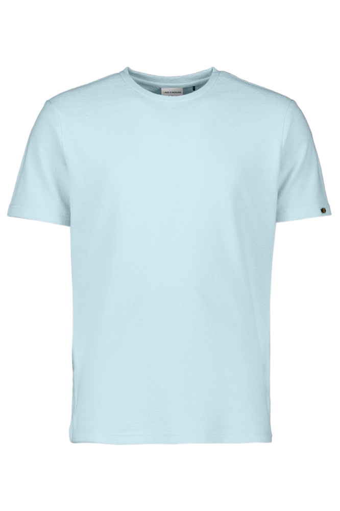 NO-EXCESS blauwe heren t-shirt | Vooraanzicht
