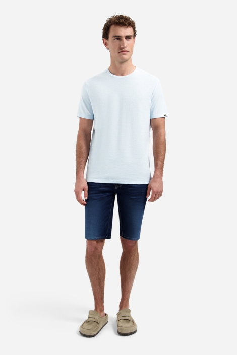 NO-EXCESS blauwe heren t-shirt | Model