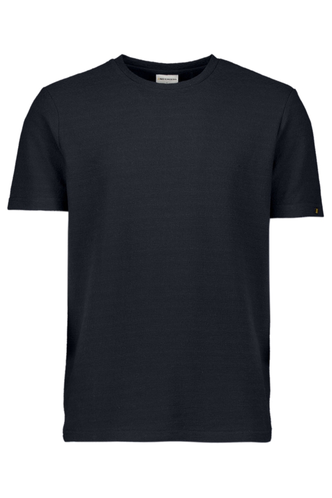 NO-EXCESS blauwe heren t-shirt | Vooraanzicht