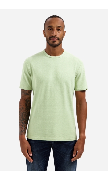 EFFEN T SHIRT MET RONDE HALS 31320230SN 050 GROEN