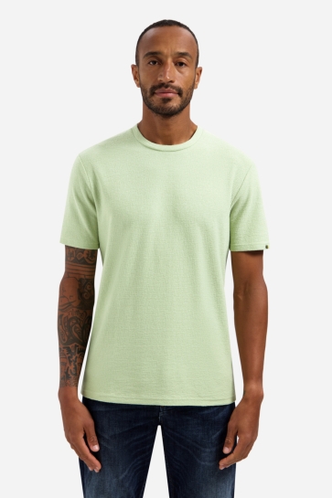 NO-EXCESS T-shirt EFFEN T SHIRT MET RONDE HALS 31320230SN 050 GROEN