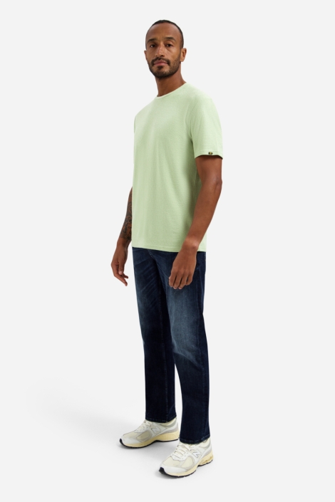 NO-EXCESS groene heren t-shirt | Model