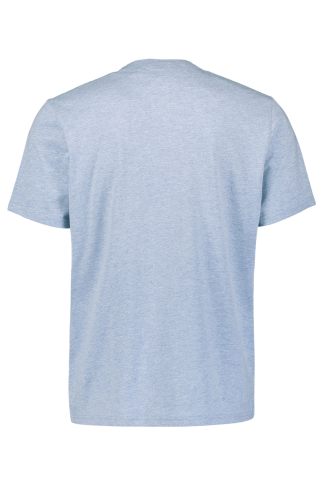 NO-EXCESS blauwe heren t-shirt | Achteraanzicht