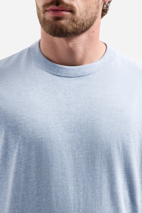 NO-EXCESS blauwe heren t-shirt | Close up