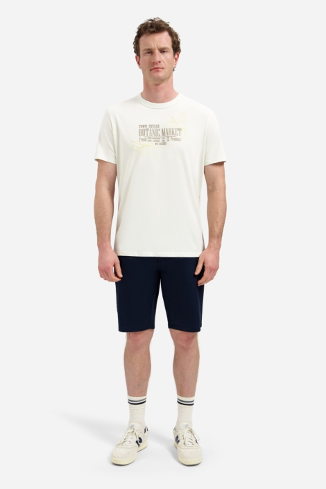 NO-EXCESS beige heren t-shirt | Model