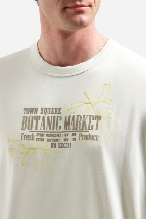 NO-EXCESS beige heren t-shirt | Close up