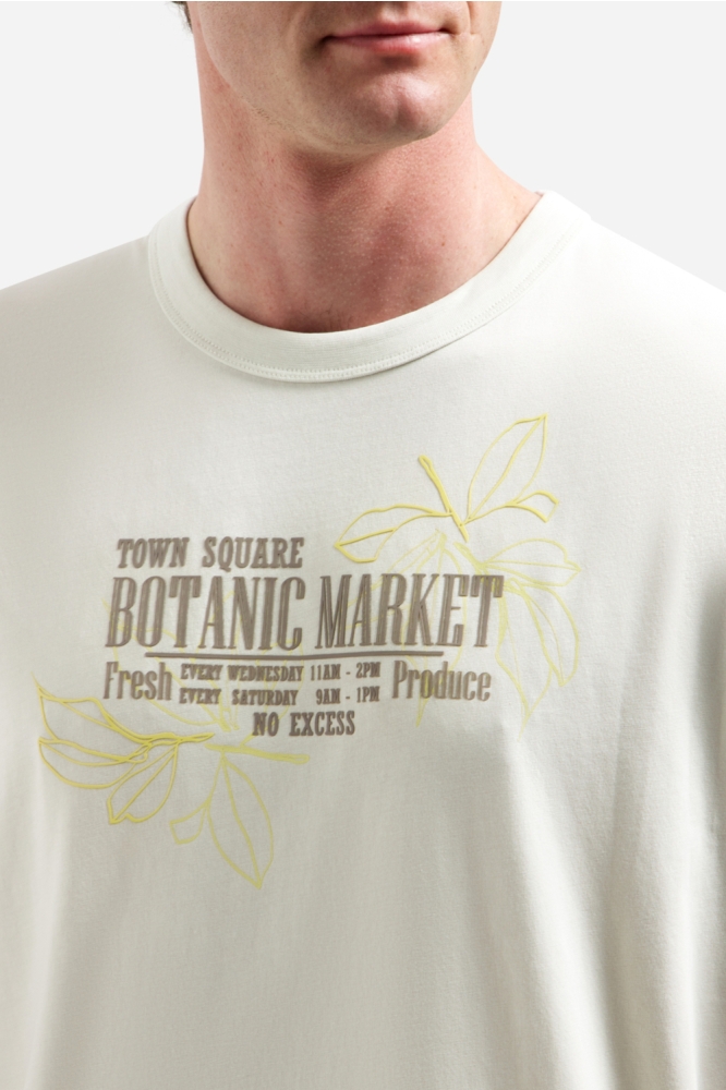 NO-EXCESS beige heren t-shirt | Close up
