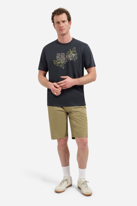 NO-EXCESS grijze heren t-shirt | Model