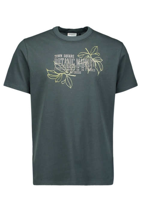 NO-EXCESS grijze heren t-shirt | Vooraanzicht