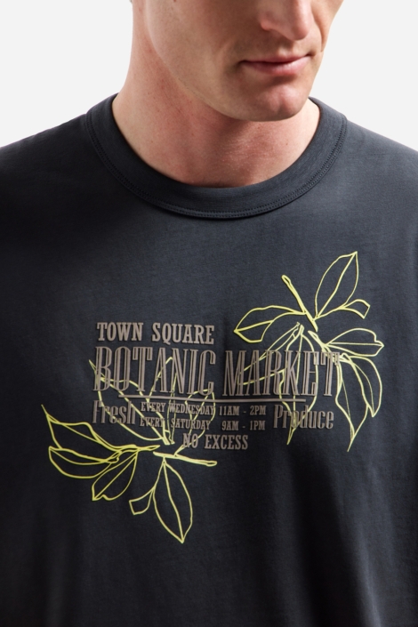 NO-EXCESS grijze heren t-shirt | Close up