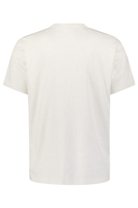 NO-EXCESS beige heren t-shirt | Achteraanzicht