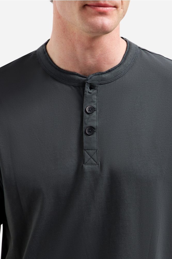 NO-EXCESS groene heren t-shirt | Close up