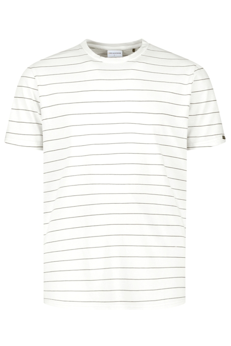 NO-EXCESS beige heren t-shirt | Vooraanzicht