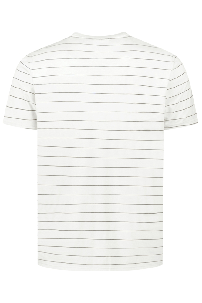 NO-EXCESS beige heren t-shirt | Achteraanzicht