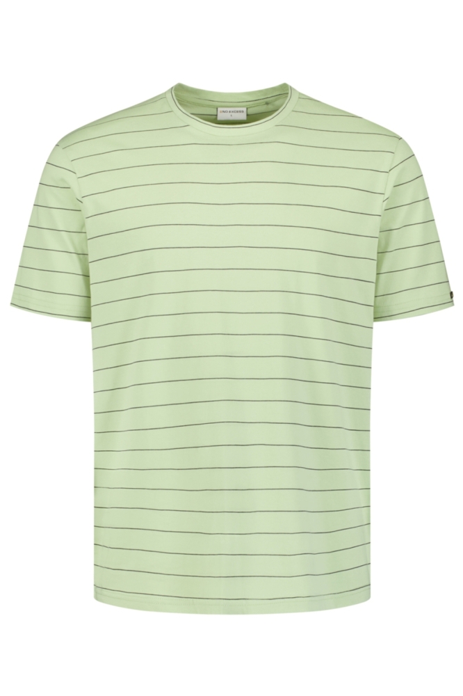 NO-EXCESS groene heren t-shirt | Vooraanzicht