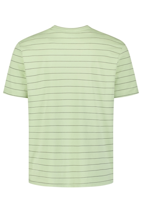 NO-EXCESS groene heren t-shirt | Achteraanzicht