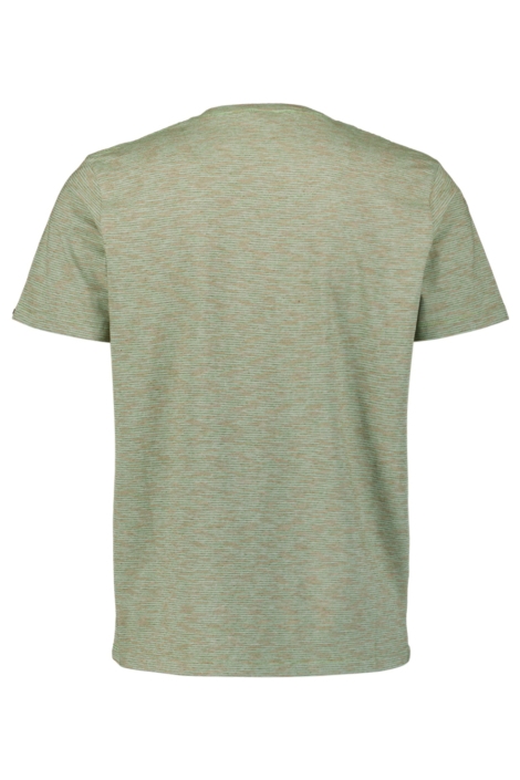 NO-EXCESS groene heren t-shirt | Achteraanzicht