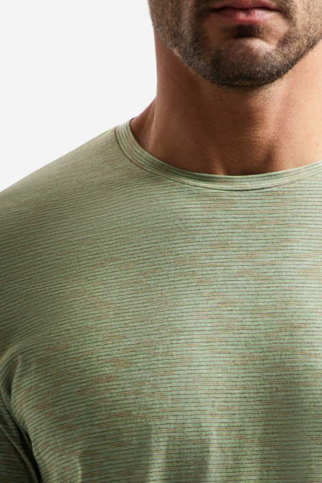 NO-EXCESS groene heren t-shirt | Kleurstaal
