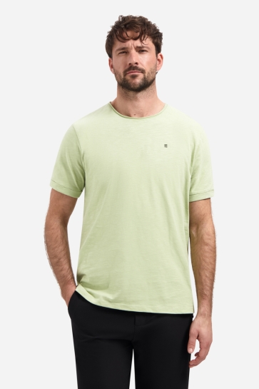 NO-EXCESS T-shirt SLUB T SHIRT MET RONDE HALS 31360202SN 050 GROEN