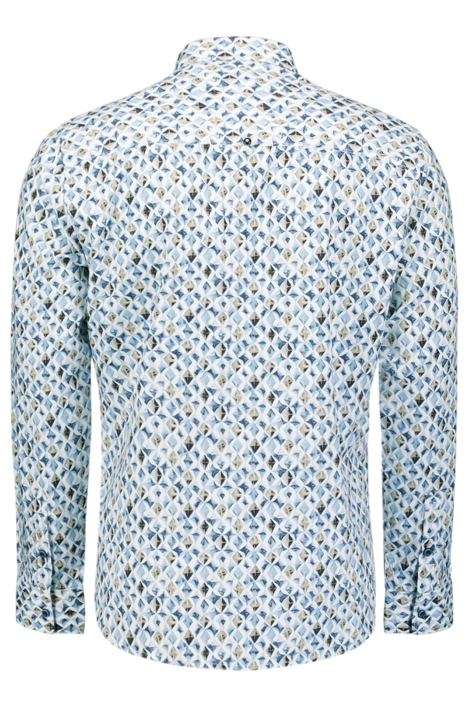 NO-EXCESS blauwe heren overhemd | Model