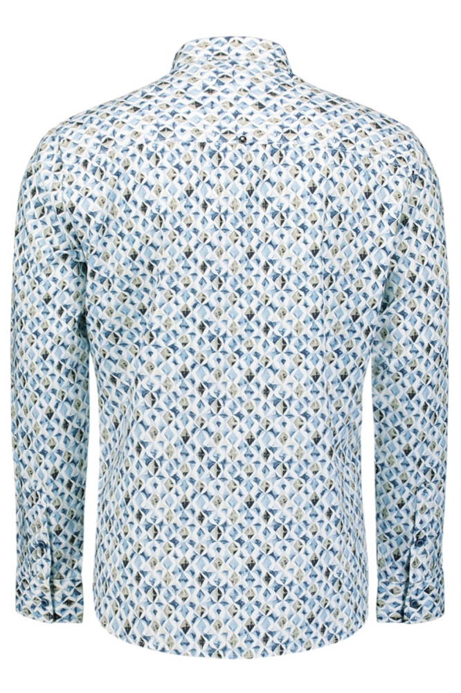 NO-EXCESS blauwe heren overhemd | Model