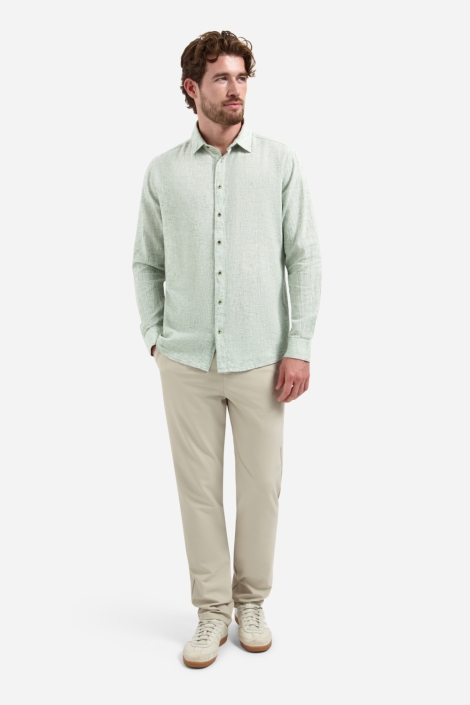 NO-EXCESS groene heren overhemd | Model