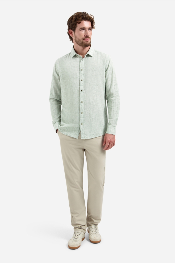 NO-EXCESS groene heren overhemd | Model